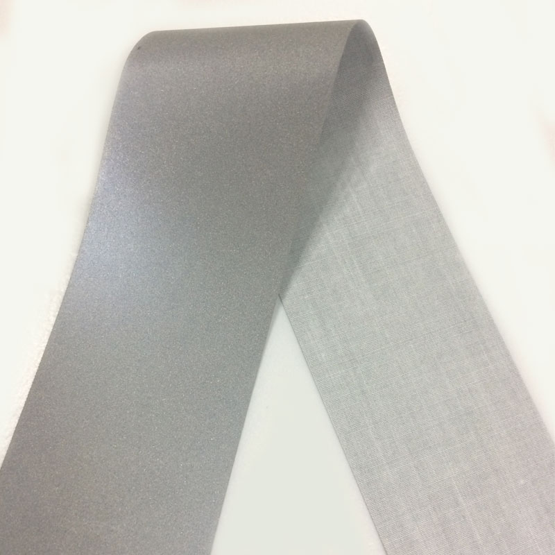 高耐水洗亮银TC反光布