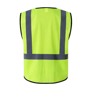 网布透气反光背心施工交通安全荧光骑行马甲